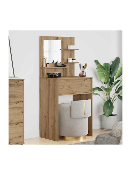 Floor-standing Bedroom Makeup Table Wooden Arti...