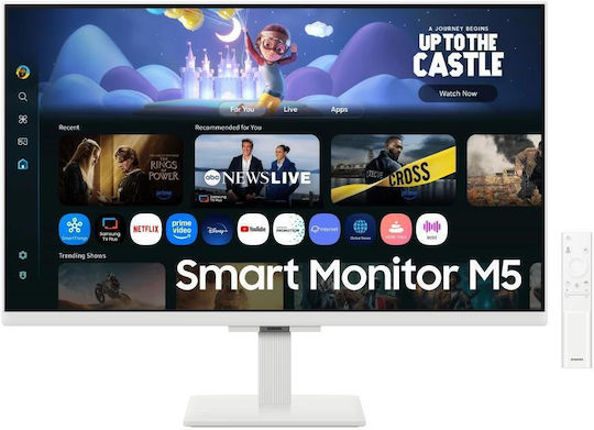 Samsung M5 M50F Smart Monitor 27" FHD 1920x1080 with Response Time 5ms GTG White