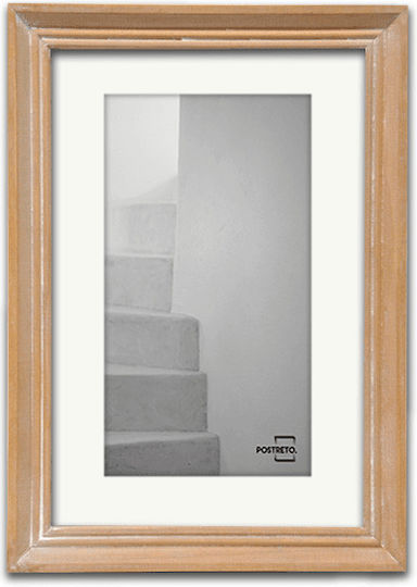Wooden Photo Frame with Beige Frame