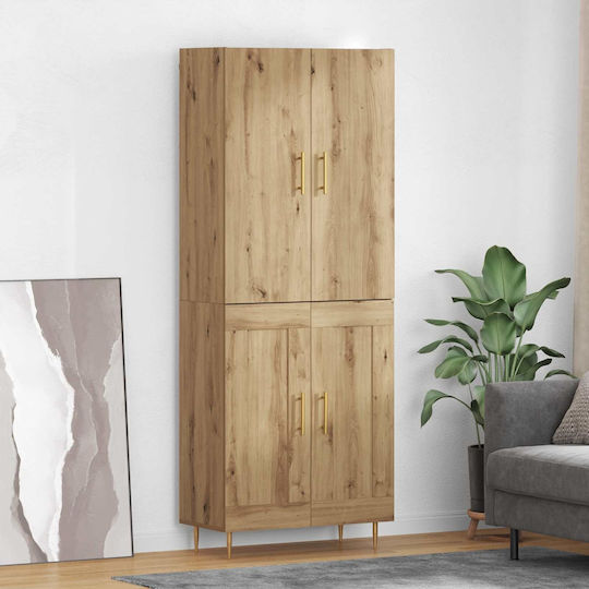 Bibliotecă Artisan Oak 69.5x34x180 cm