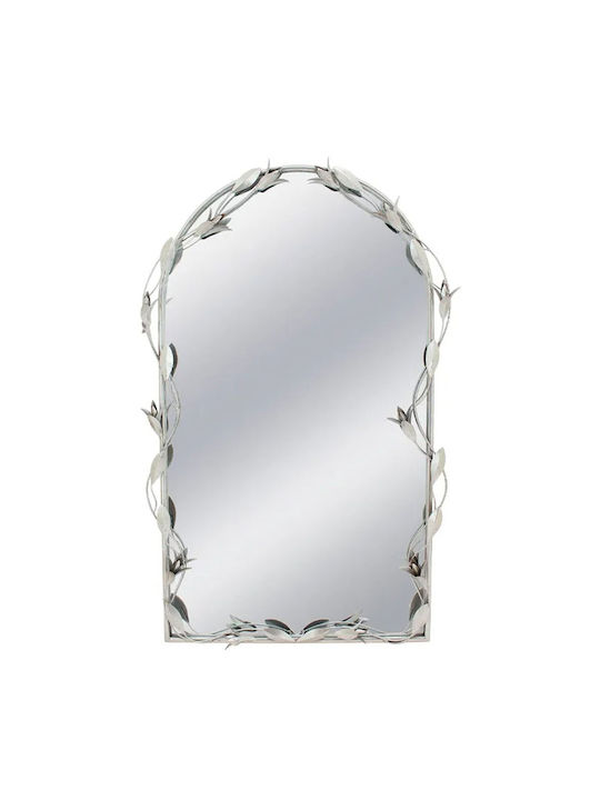 Marhome Wall Mirror with Silver Metallic Frame ...