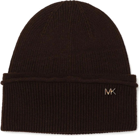 Beanie Unisex Beanie Gestrickt in Braun Farbe