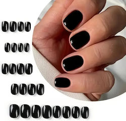 False Nail Tips in Black Colour