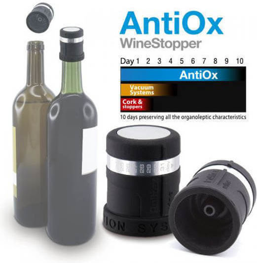Pulltex Antiox Stopper Wine Saver Special Wine Bottle Stopper