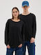Langarmbluse Black