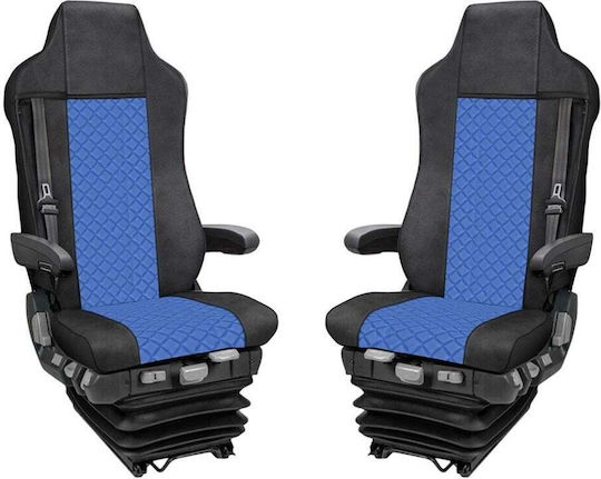 Комплект Калъфи За Камион 2 Бр Iveco Stralis S-way 2021 Червено Еко Кожа