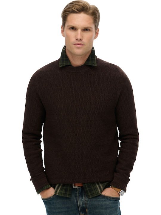 Superdry Crew Neck Pullover Brown Superdry Crew Neck Pullover Brown