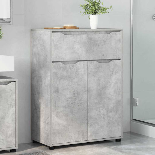 vidaXL Cabinet de baie L72.5xA36.5xÎ100cm Gri
