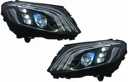 Μπροστινά Φανάρια Set Mercedes-benz C-class W205 14-20 Upgrade To Maybach Full Led Drl Μαύρα Μοτέρ Carner Μπροστινά Φανάρια Set Mercedes-benz C-class W205 14-20 Upgrade To Maybach Full Led Drl Μαύρα Μοτέρ Carner