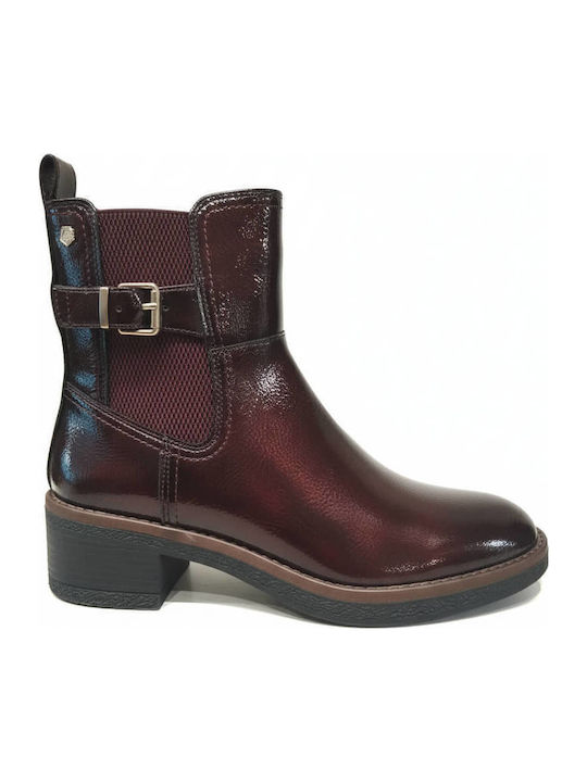 Women's Ankle Boots Burgundy