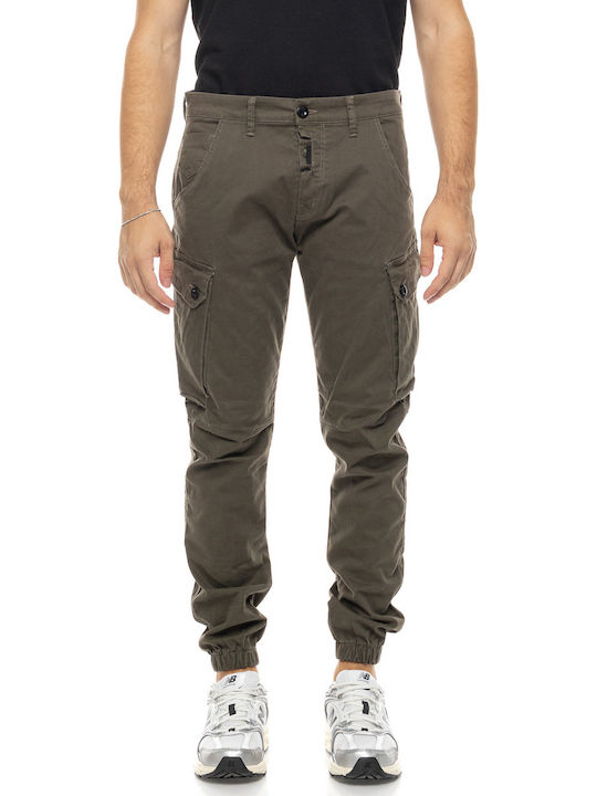 Cover Jeans Elastic Trousers Dark Olive