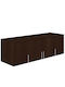 Loft Rectangular Loft Closet made of Particleboard Wenge 50x160cm 000942 1pcs