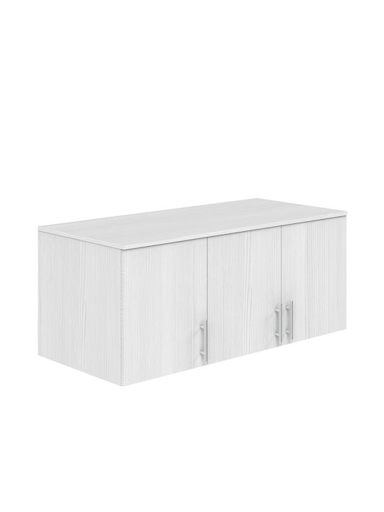 Loft Ορθογώνιο Πατάρι Ντουλάπας από Μοριοσανίδα Λευκό 54x120cm 000940