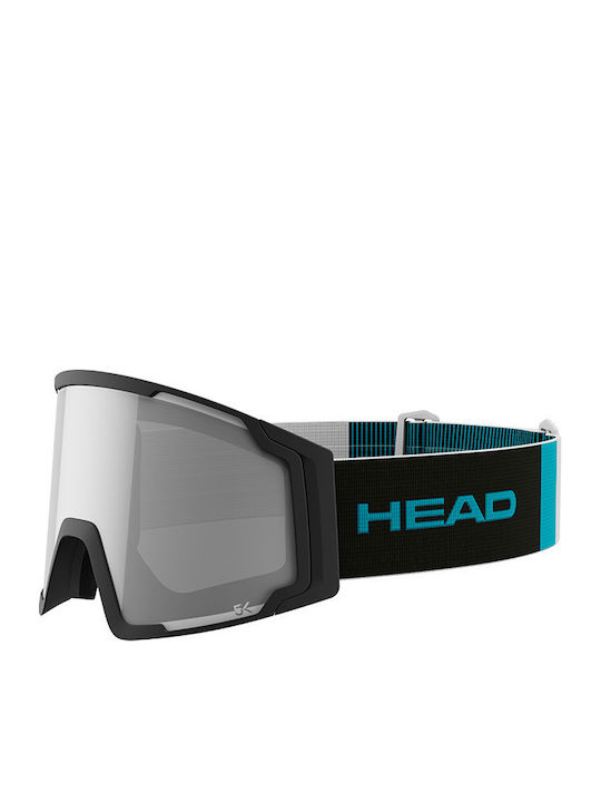 Head Neves Pro 5k Masca de schi și snowboard Pentru adulți Negru cu Lentilă în culoarea Negru