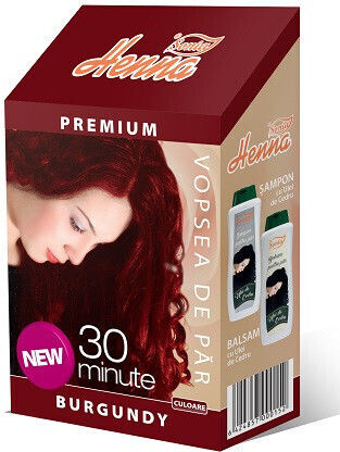 Henna Sonia Toner Fără Amoniac Burgundy 60gr