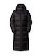 Hydrenalite City Lang Damen Puffer Jacke Wasserdicht für Winter Schwarz