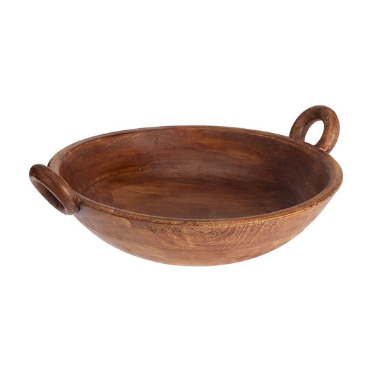 Decorative Bowl Brown 30x35x9cm