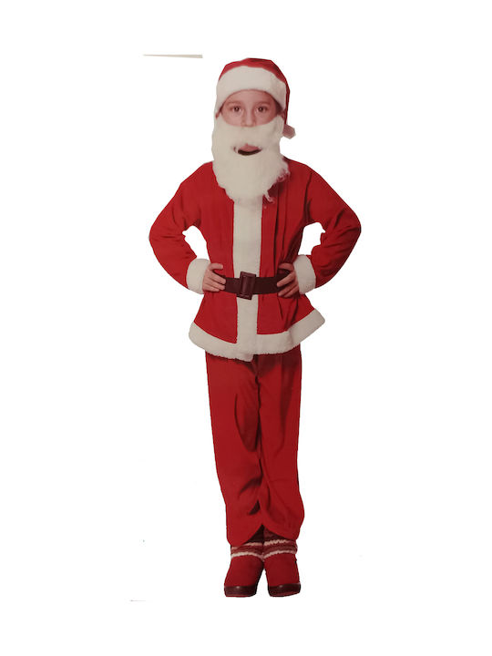Santyboy Kids Santa Claus Costume Set Polyester Red