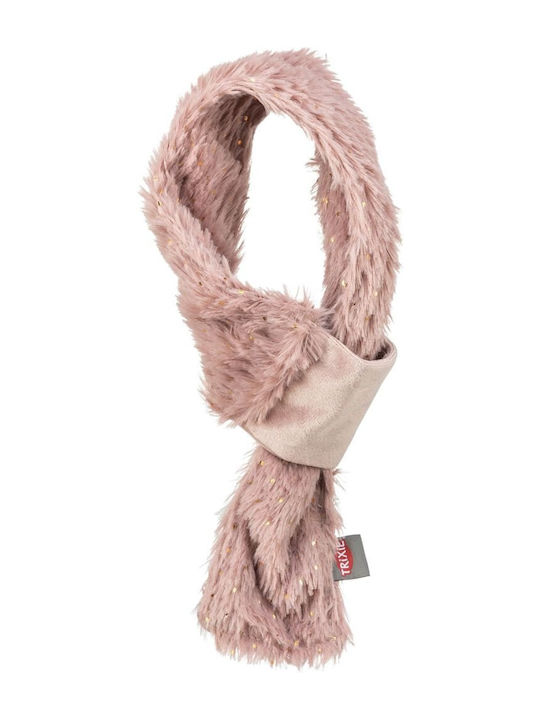 Christmas Bandana Trixie Xmas Scarf Antique Pink Velvet Pink M 70cm