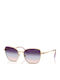 Swarovski Ochelari De Soare Pentru Femei Cu Ramă Metalică Aurie Și Lentile Aurii Degrade SK7029 4036U7