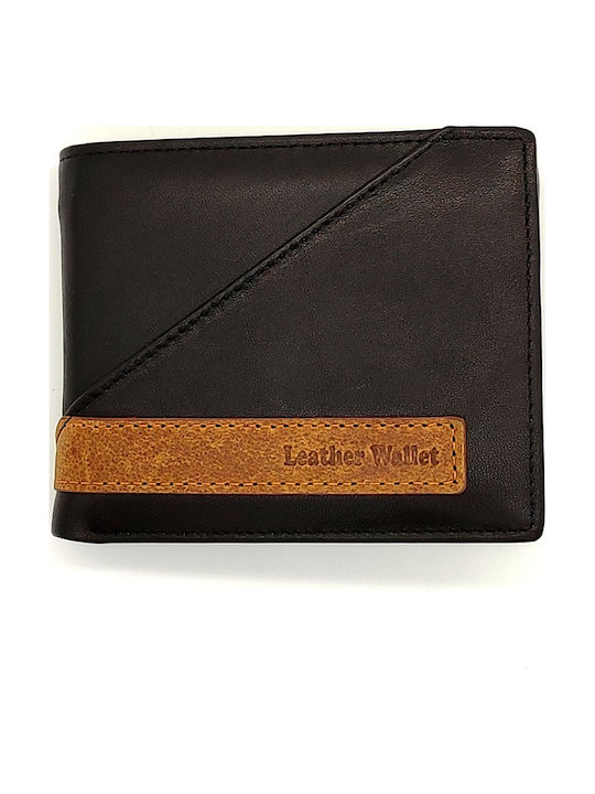 Leather Men's Wallet Classic Black