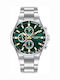 Lee Cooper Bracelet Men's Watch Battery with Silver Metal Bracelet
