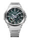 Casio Ανδρικό Ρολόι Μπαταρίας με Γκρι Μεταλλικό Μπρασελέ