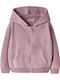 Kids Cardigan with Hood Lilac