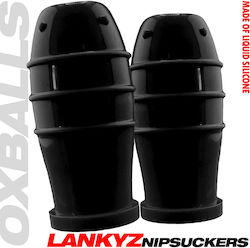 Oxballs Lankyz Nipple Suckers Black Oxballs Lankyz Nipple Suckers Black