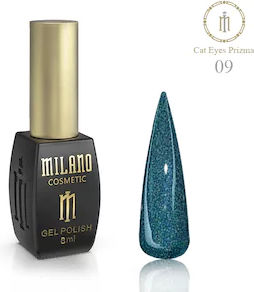 Milano Cosmetic Prizma Halb-permanenter Nagellack 09 Katzenauge 8ml 1Stück