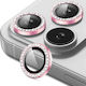 Orso Lens Protectoare Pentru Camera Mobilă Tempered Glass Diamante Roz iPhone 17 Pro iPhone 17 Pro Max