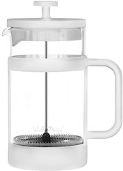 Vialli Design Senso Weiß Französische Pressstempel Tee Kaffee 1 L