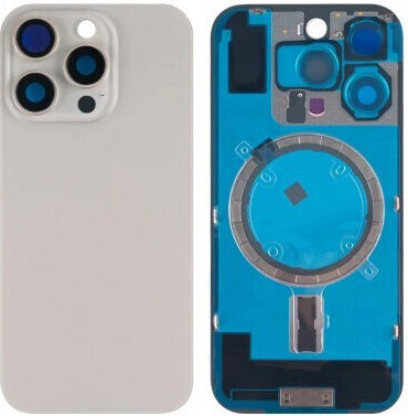 Apple iPhone 16 Pro Backcover Magsafe Natürlicher Titanium Grad A
