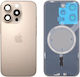 Apple iPhone 16 Pro Rückdeckel Magsafe Wüsten-Titanium Qualität A