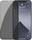 Privatsphäre Vollflächig gehärtetes Glas Schwarz (Realme C61)