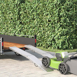 Vidaxl Ράμπα Φόρτωσης 2 Pcs Ασημί 166 X 22,5 X 4,5 Εκ