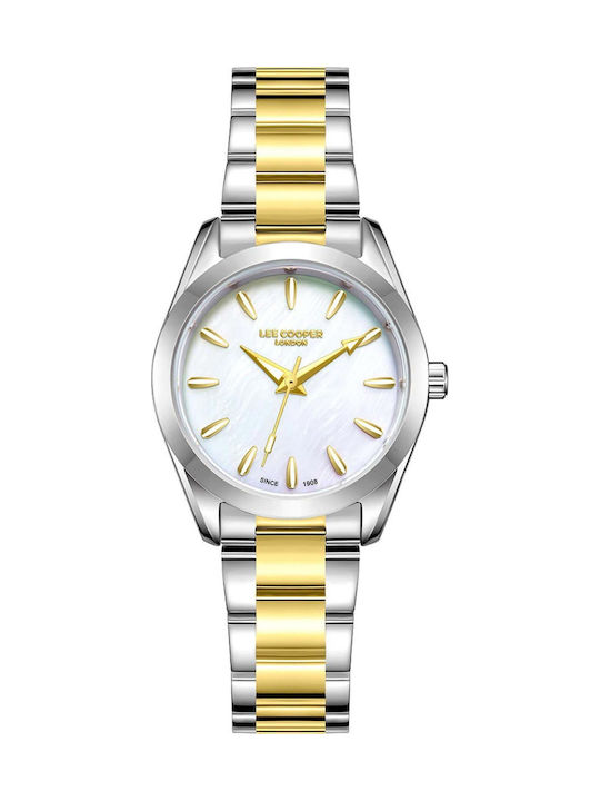 Lee Cooper Tone Women's Watch with Gold Metal B...
