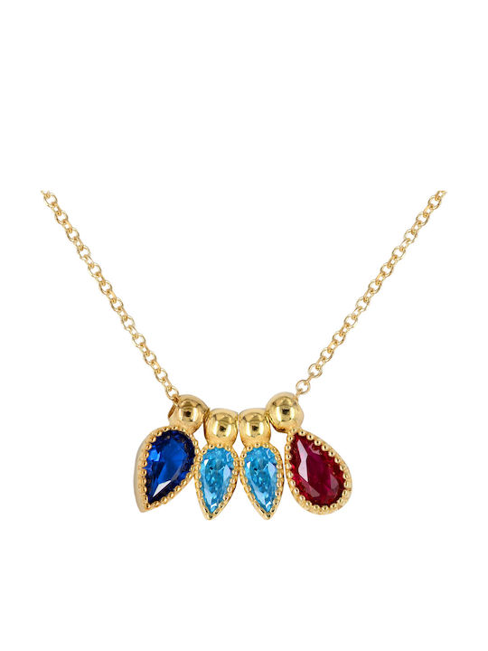 Tasoulis Jewellery Collection Колиета от Жълто Злато 9 Карата Tasoulis Jewellery Collection Колиета от Жълто Злато 9 Карата