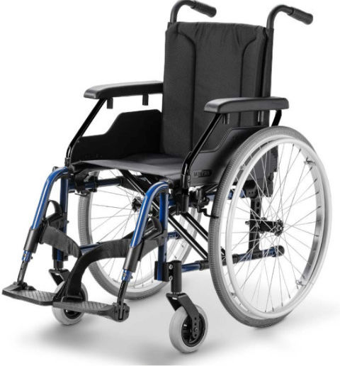 Wheel Rollstuhl Klappbar Leicht Typ WheelVario-371-612 Blaue