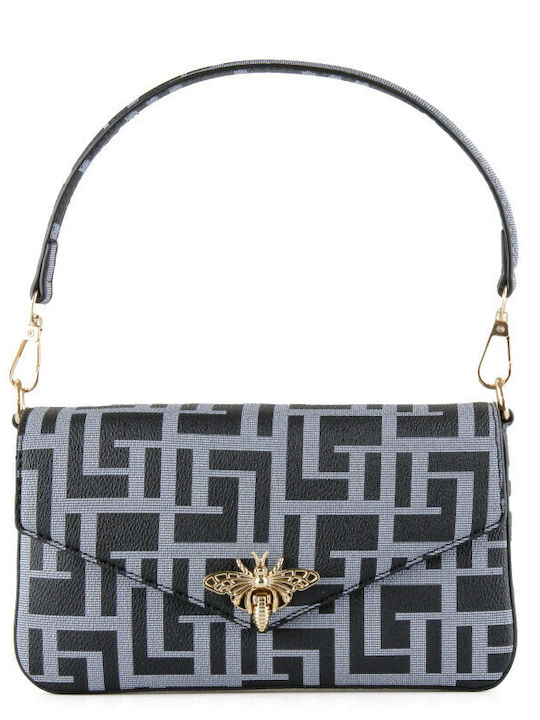 Silia D Women's Black Flap Bag