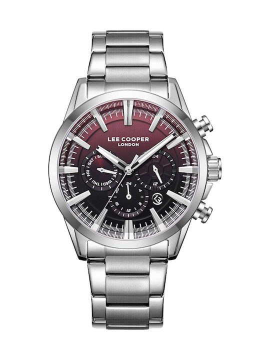 Lee Cooper Dual Time Watch Battery with Metal Bracelet