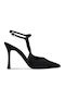 Pumps mit Riemchen Schwarz