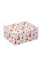 Xmas White-Red Paper Packaging Box 19x12.5x7.5cm Gift Voucher 17160-2