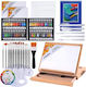 Ohuhu Set de Colorat Lemn 78buc