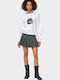 Women's Skirt-Shorts Gray