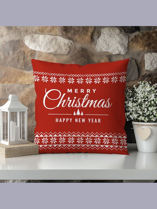 Dekoratives Kissen Mcdecor Hirsch Rot 045x045 Mcdecor Mcdecor