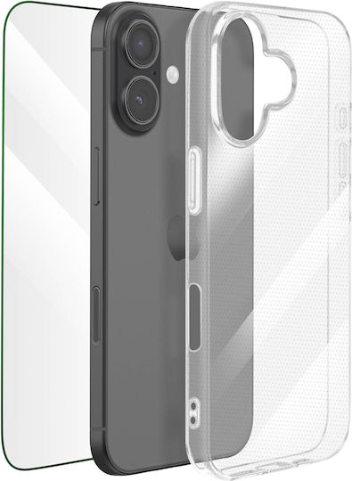 Mayaxess 2-in-1 Protection Pack Case + Tempered Glass iPhone 17 Sienna