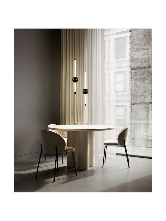 Trio Lighting Κρεμαστό Φωτιστικό Μαύρο 110x150εκ.