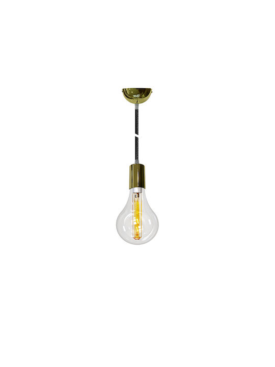 Adeleq Hängelampe Bronze mit Fassung E27 16.5x16.5cm.