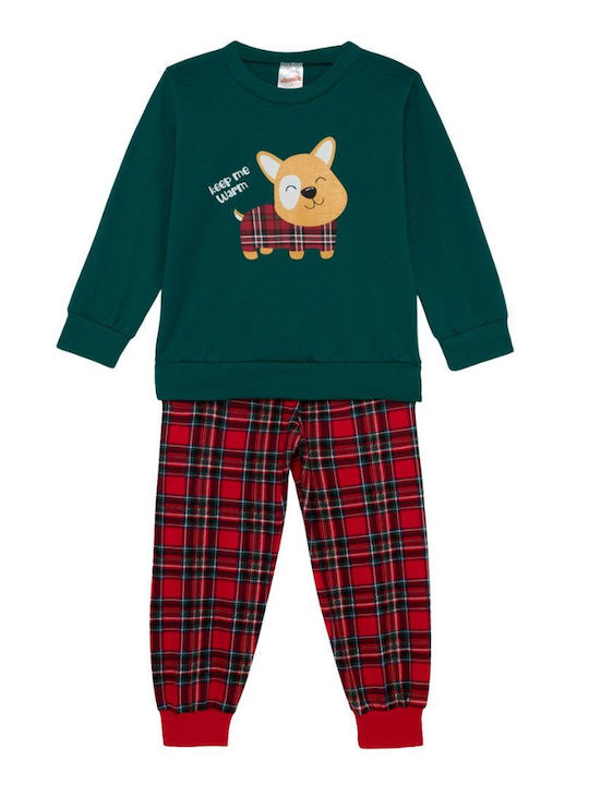 Minerva Kids' Pajamas Winter Green